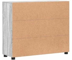 Kabalas su lentyna FLORIN Pilkas Sonoma 88,5 x 30,5 x 73 cm
