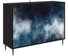Kabalas RAALTE Juodojo ąžuolo 102 x 33 x 76 cm Apdirbta mediena