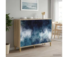 Kabalas RAALTE Sonoma ąžuolo 102 x 33 x 75 cm Apdirbta mediena