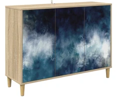Kabalas RAALTE Sonoma ąžuolo 102 x 33 x 75 cm Apdirbta mediena