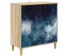 Kabalas RAALTE Sonoma ąžuolo 69 x 33 x 75 cm Apdirbta mediena