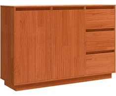 Kabalas Rudas ąžuolas 111 x 34 x 75 cm Kietos pušies mediena