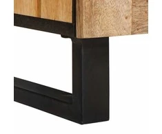 Kabalas 2 vnt. 60 x 33 x 75 cm Kietas mango medis Ruda