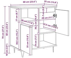 Kabalas Senas medis 60 x 35 x 70 cm