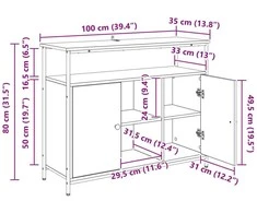 Kabalas Senovinis medis 100 x 35 x 80 cm Apdirbta mediena
