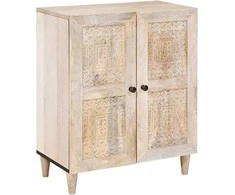 Kabalas Balta 60 x 33 x 75 cm mango medienos masyvas