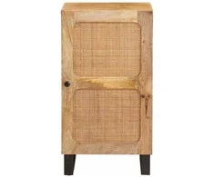Kabalas su saugykla Ruda 40 x 33 x 75 cm Kietas mango medis