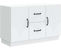 Kabalas su stalčių Balta 89 x 34,5 x 57 cm Apdirbta mediena