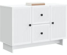 Kabalas su stalčių Balta 89 x 34,5 x 60 cm Apdirbta mediena
