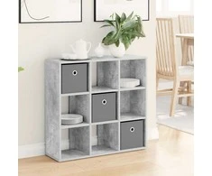 Kabalas su stalčių Betono pilka 73,5 x 24 x 69,5 cm