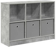 Kabalas su stalčių Betono pilka 88,5 x 27,5 x 63,5 cm
