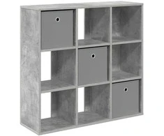 Kabalas su stalčių Betono pilka 88,5 x 29 x 84,5 cm