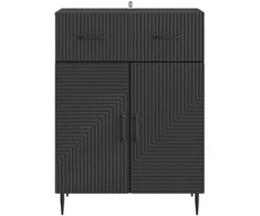 Kabalas Juoda 66 x 34,5 x 89,5 cm Apdirbta mediena