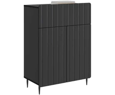 Kabalas Juoda 66 x 34,5 x 92 cm Apdirbta mediena