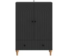 Kabalas Juoda 66 x 34,5 x 95 cm Apdirbta mediena