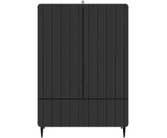 Kabalas Juoda 66 x 34,5 x 97 cm Apdirbta mediena