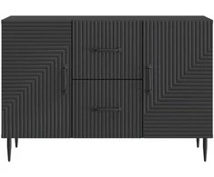 Kabalas su stalčių Juoda 89 x 34,5 x 60 cm Apdirbta mediena