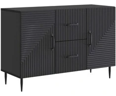 Kabalas su stalčių Juoda 89 x 34,5 x 60 cm Apdirbta mediena