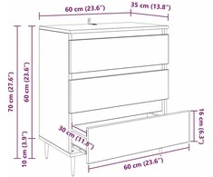 Kabalas Senovinis medis 60 x 35 x 70 cm Apdirbta mediena