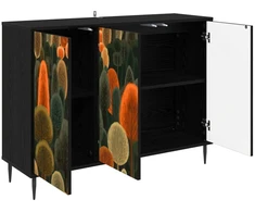 Kabalas ZAANDAM Juodojo ąžuolo 102 x 33 x 76 cm
