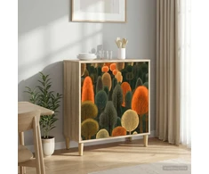 Kabalas ZAANDAM Sonoma ąžuolo 69 x 33 x 75 cm Apdirbta mediena