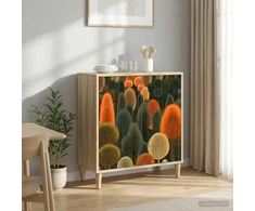 Kabalas ZAANDAM Sonoma ąžuolo 69 x 33 x 75 cm Apdirbta mediena