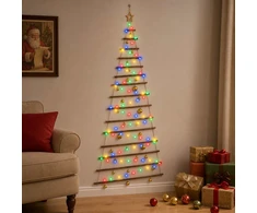 Kabančios Kalėdų eglutės su žaisliukais 210 cm 130 LED