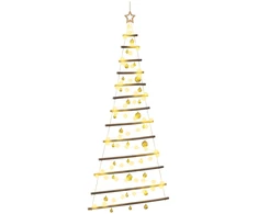 Kabančios Kalėdų eglutės su žaisliukais 180 cm 100 LED