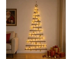 Kabančios Kalėdų eglutės su žaisliukais 180 cm 100 LED