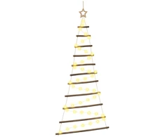 Kabantis Kalėdų medis 150 cm 80 LED Šilta balta