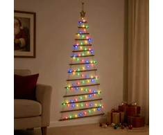 Kabantis Kalėdų medis 210 cm 130 LED Įvairių spalvų