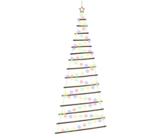 Kabantis Kalėdų medis 210 cm 130 LED Įvairių spalvų