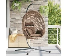 Kabantis kiaušinis Kavos 104 x 100 x 191 cm poliratanas