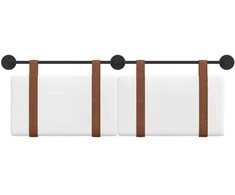 Kabantysis galvūgalis Baltas 150 x 55 x 5 cm Antikinis PU