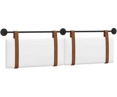 Kabantysis galvūgalis Baltas 190 x 55 x 5 cm Antikinis PU