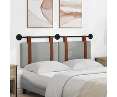 Kabantysis galvūgalis Debesų pilka 130 x 55 x 5 cm Antikinis PU