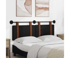 Kabantysis galvūgalis Juodas 130 x 55 x 5 cm Antikinis PU