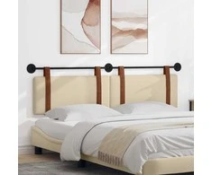 Kabantysis galvūgalis Kreminė 190 x 55 x 5 cm Antikinis PU