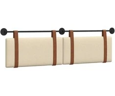 Kabantysis galvūgalis Kreminė 190 x 55 x 5 cm Antikinis PU
