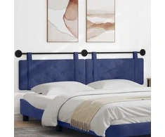 Pakabinamas lovos galvūgalis Policijos mėlyna Aksomas