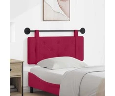 Pakabinamas lovos galvūgalis Vyno raudona Aksomas