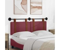 Kabantysis galvūgalis Vyno raudona 150 x 55 x 5 cm Antikinis PU