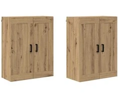 Prikabinama spinta 2 pcs Amatininkų ąžuolas 69,5 x 34 x 90 cm