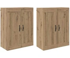 Prikabinama spinta 2 pcs Amatininkų ąžuolas 69,5 x 34 x 90 cm