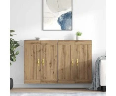 Prikabinama spinta 2 pcs Amatininkų ąžuolas 69,5 x 34 x 90 cm