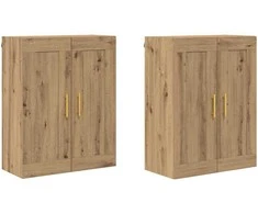 Prikabinama spinta 2 pcs Amatininkų ąžuolas 69,5 x 34 x 90 cm