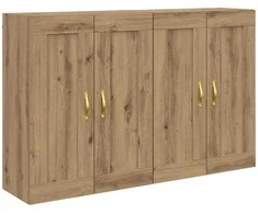 Prikabinama spinta 2 pcs Amatininkų ąžuolas 69,5 x 34 x 90 cm