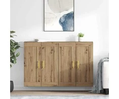 Prikabinama spinta 2 pcs Amatininkų ąžuolas 69,5 x 34 x 90 cm