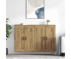 Prikabinama spinta 2 pcs Amatininkų ąžuolas 69,5 x 34 x 90 cm