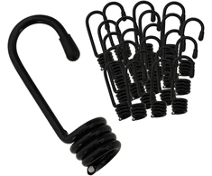 Kabliai 100 vnt. Juoda 10 mm x 5 cm Plienas